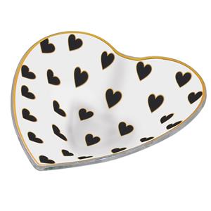 Cj 02 Bowl Coração vidro