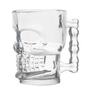 Caneca Caveira de Vidro