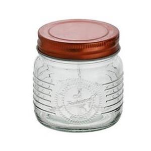 Porta Mantimento Vidro Rose Gold