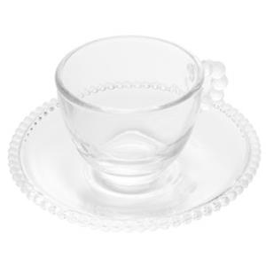 Cj 4 Xicaras Café Cristal 80ml