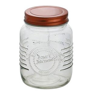 Porta Mantimento Vidro Rose Golg 1lt