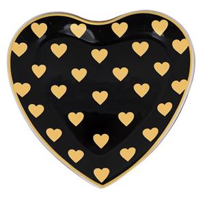 Cj 02 Prato coração vidro